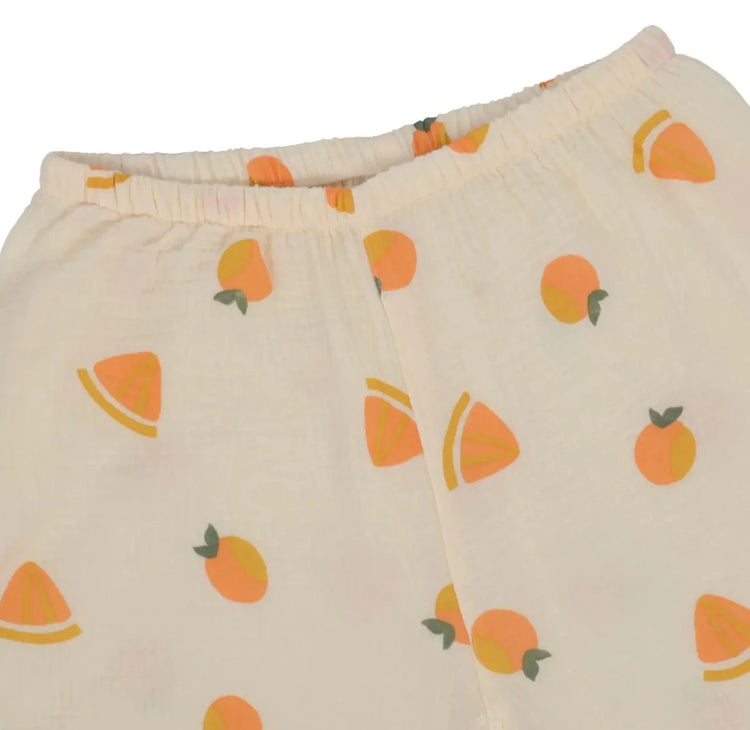 Orange Cotton Pajamas