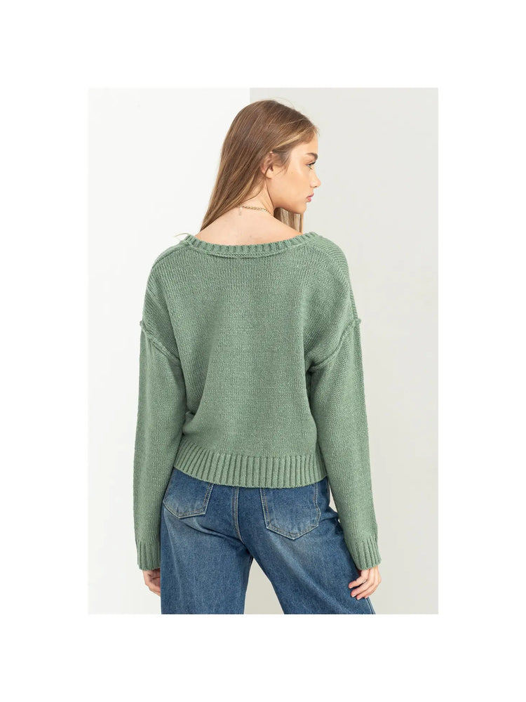 Frosted Pine Sweater