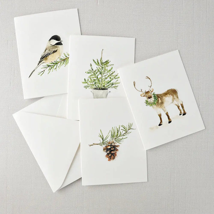 Assorted Evergreen Notecards