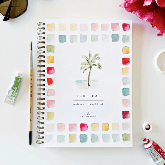 Emily Lex Tropical Watercolor Workbook