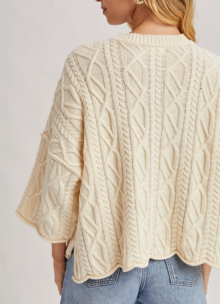 Knotted Comfort Cable Knit